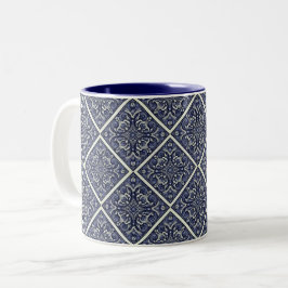 Taza Bicolor Estilo victoriano