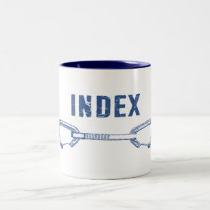 Taza Bicolor Estiramiento de índice rápido