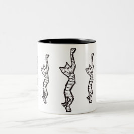Taza Bicolor ¡Estiramiento del gato!