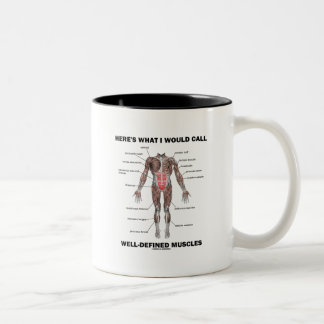 Taza Bicolor Esto es lo que llamaría músculos bien definidos