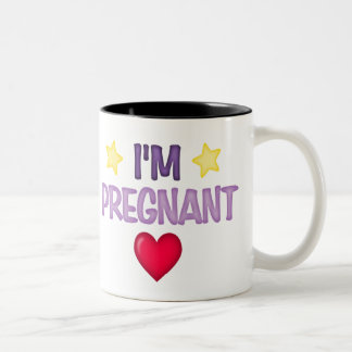 Taza Bicolor Estoy embarazada