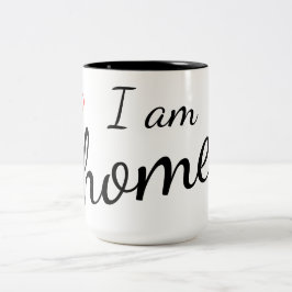 Taza Bicolor Estoy en casa