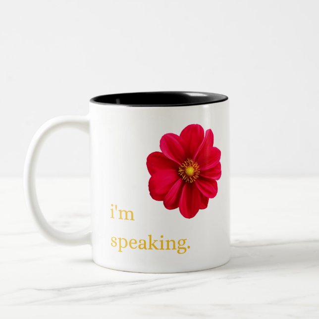 Taza Bicolor estoy hablando de mug (Izquierda)