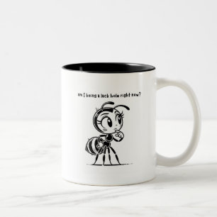 Taza Bicolor ¿Estoy siendo un lacayo de dos pelucas con cañón