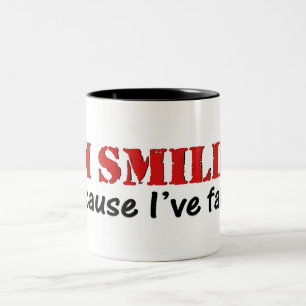 Taza Bicolor ¡Estoy sonriendo porque Farted!