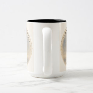 TAZA BICOLOR ESTOY VIVIENDO EN UN ESPACIO Y TIEMPO