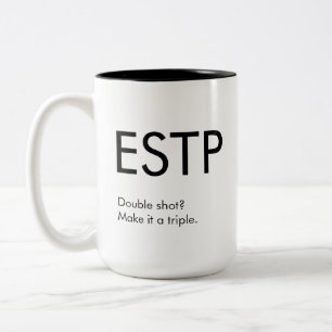 Taza Bicolor ESTP Triple tiro Mug Gift