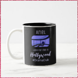 Taza Bicolor Estrella burda de Hollywood en ascenso