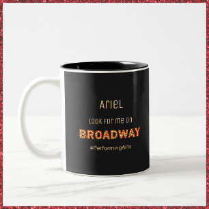 Taza Bicolor Estrella Cute Broadway Rising