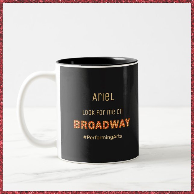 Taza Bicolor Estrella Cute Broadway Rising (Subido por el creador)