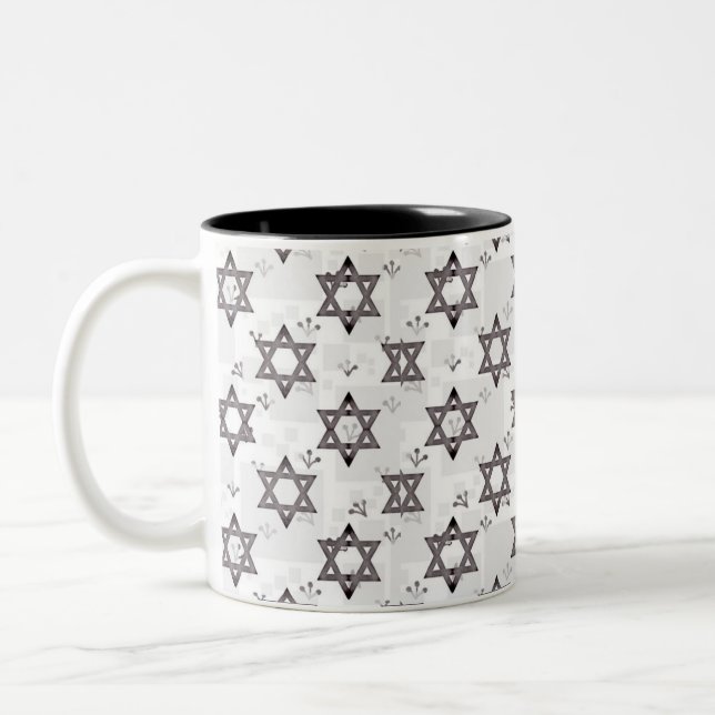 Taza Bicolor Estrella de David (Izquierda)