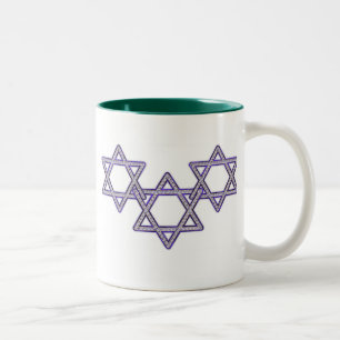 Taza Bicolor Estrella De David Trio