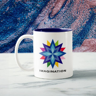 Taza Bicolor Estrella de imaginación