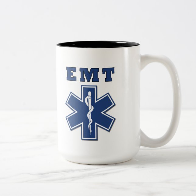 Taza Bicolor Estrella de la vida de EMT (Derecha)