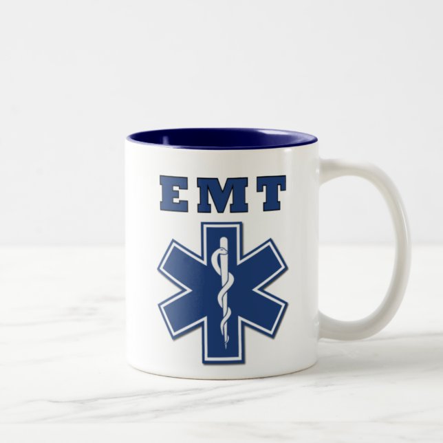Taza Bicolor Estrella de la vida de EMT (Derecha)