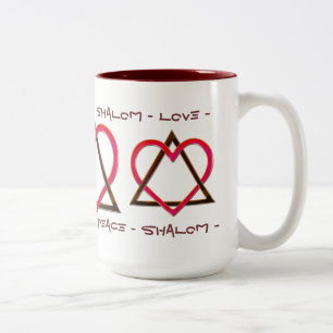 Taza Bicolor Estrella del amor de David (Mug)