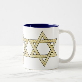 Taza Bicolor Estrella del Matzoh de David