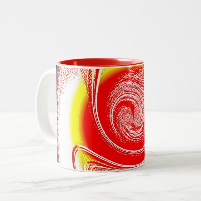 Taza Bicolor Estrella explosiva (Anverso izquierdo)