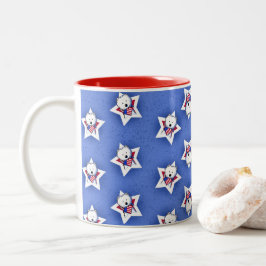 Taza Bicolor Estrella KiniArt Westie