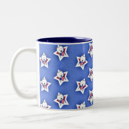 Taza Bicolor Estrella KiniArt Westie