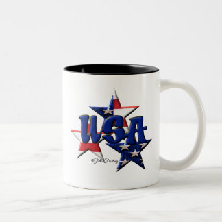 Taza Bicolor Estrella los E.E.U.U.