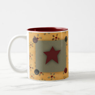 Taza Bicolor Estrella primitiva Mug