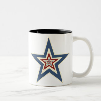 Taza Bicolor Estrella rayada