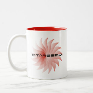 Taza Bicolor Estrella roja de origen