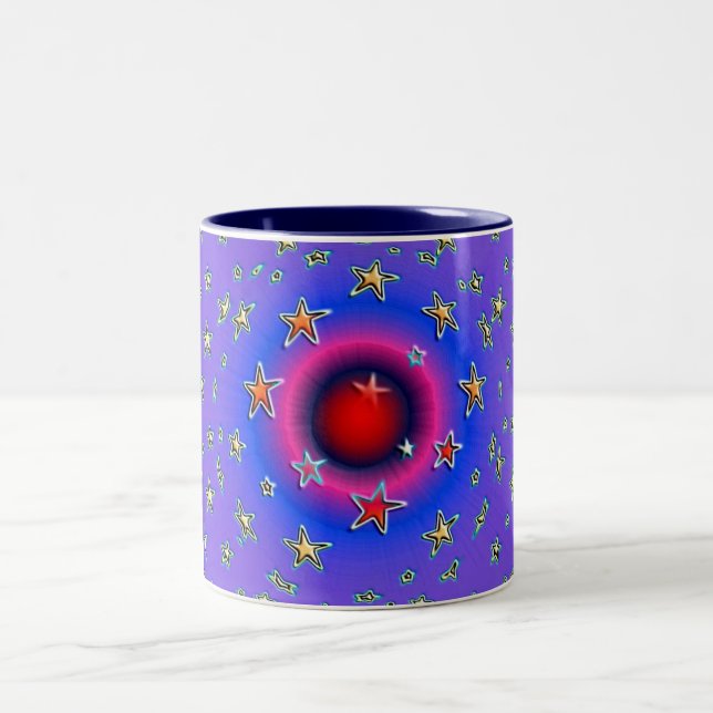 Taza Bicolor Estrellas (Centro)