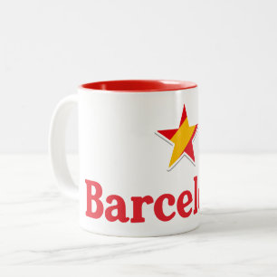 Taza Bicolor Estrellas de España – Barcelona