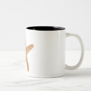 Taza Bicolor Estrellas de mar aisladas en blanco
