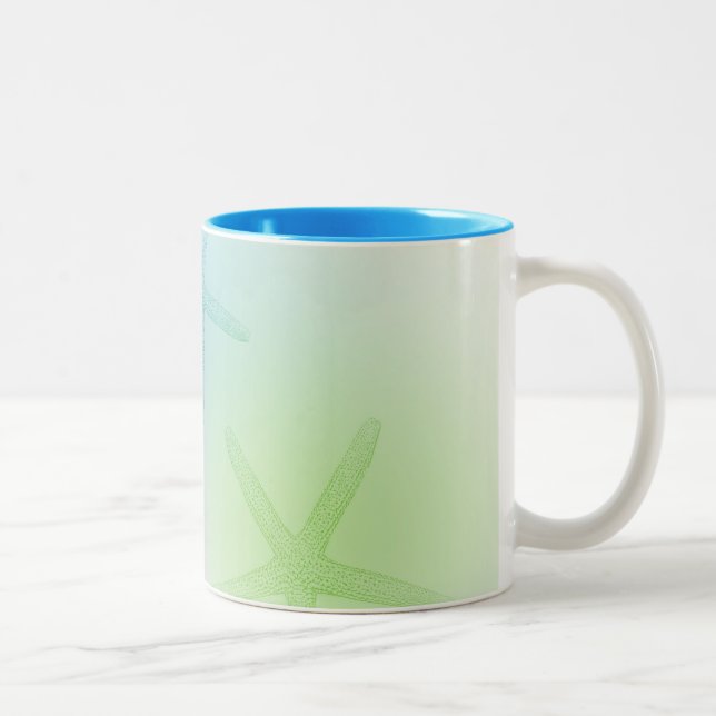 Taza Bicolor Estrellas de mar inspiradas (Derecha)