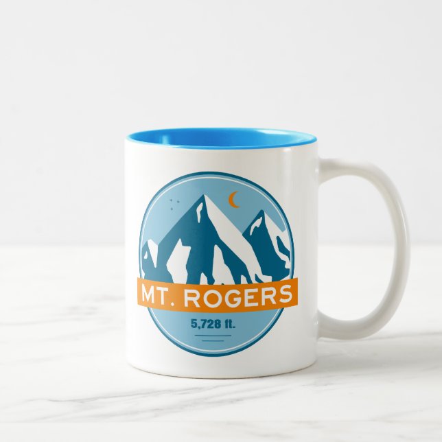 Taza Bicolor Estrellas de Mount Rogers Virginia (Derecha)