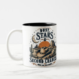 Taza Bicolor Estrellas de Polvo Segundas Oportunidades Diseño O
