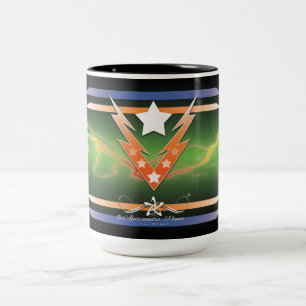 Taza Bicolor Estrellas de trueno