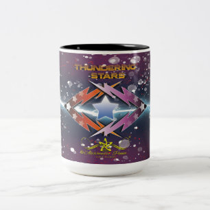 Taza Bicolor Estrellas de trueno
