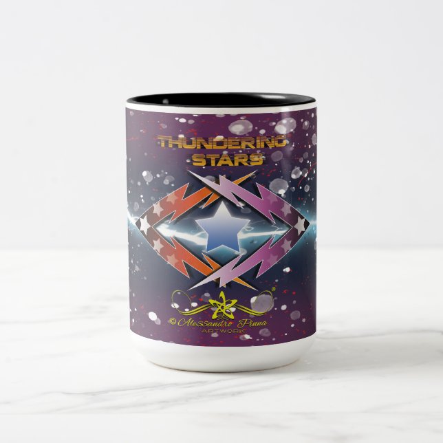 Taza Bicolor Estrellas de trueno (Centro)