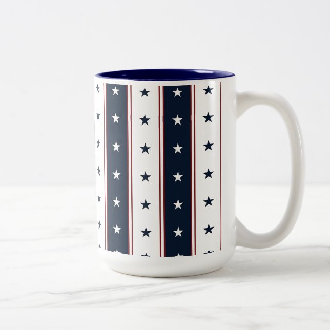 Taza Bicolor Estrellas y rayas (Derecha)