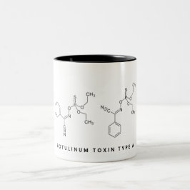 Taza Bicolor Estructura química de Botox