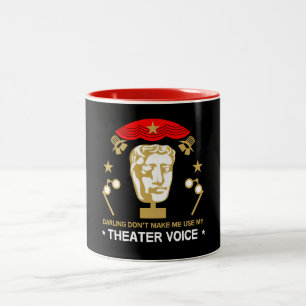 Taza Bicolor Estudiantes De Drama Y Escuela De Actuación