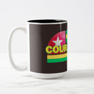 Taza Bicolor Estudiantes togoleses valientes mug