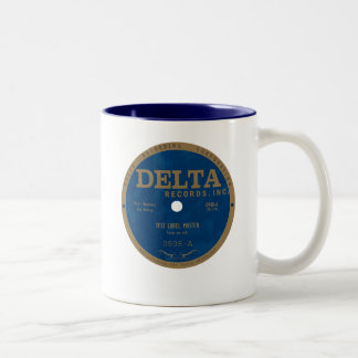 Taza Bicolor Etiqueta de registros delta