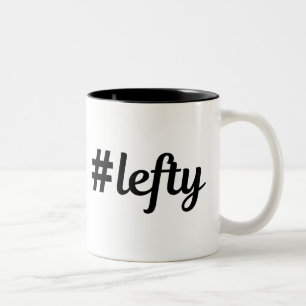 Taza Bicolor Etiqueta Lefty Left Hander's
