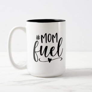 Taza Bicolor Etiqueta Mamá Fuel Mug