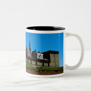 Taza Bicolor Europa, Dinamarca, Helsingor (también conocido com