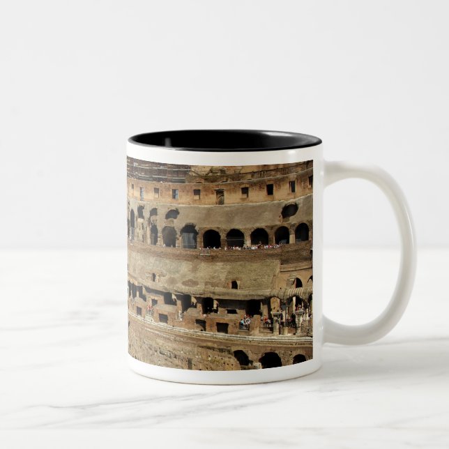 Taza Bicolor Europa, Italia, Roma. El Coliseo (alias (Derecha)
