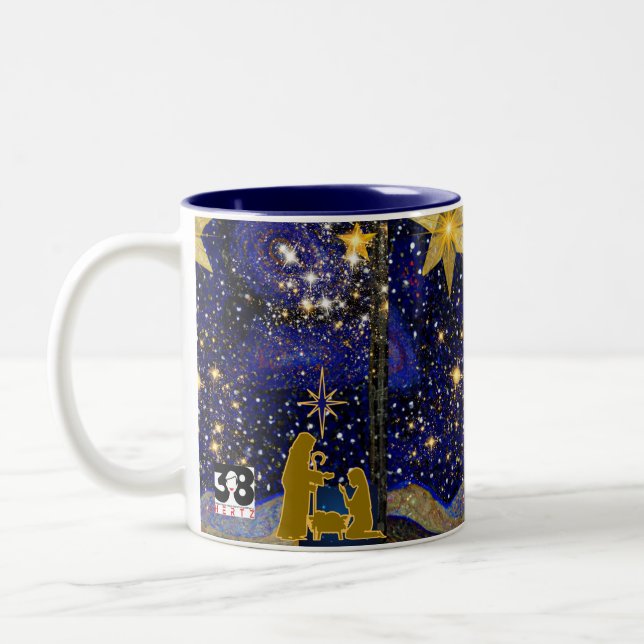 Taza Bicolor Eve navidades (Izquierda)