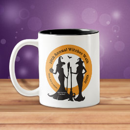 Taza Bicolor Evento de caminata de brujas