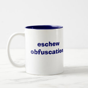 Taza Bicolor evite la ofuscación