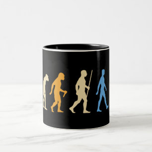 Taza Bicolor Evolución de la topografía terrestre